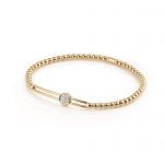 Al Coro Stretchy geelgouden armband