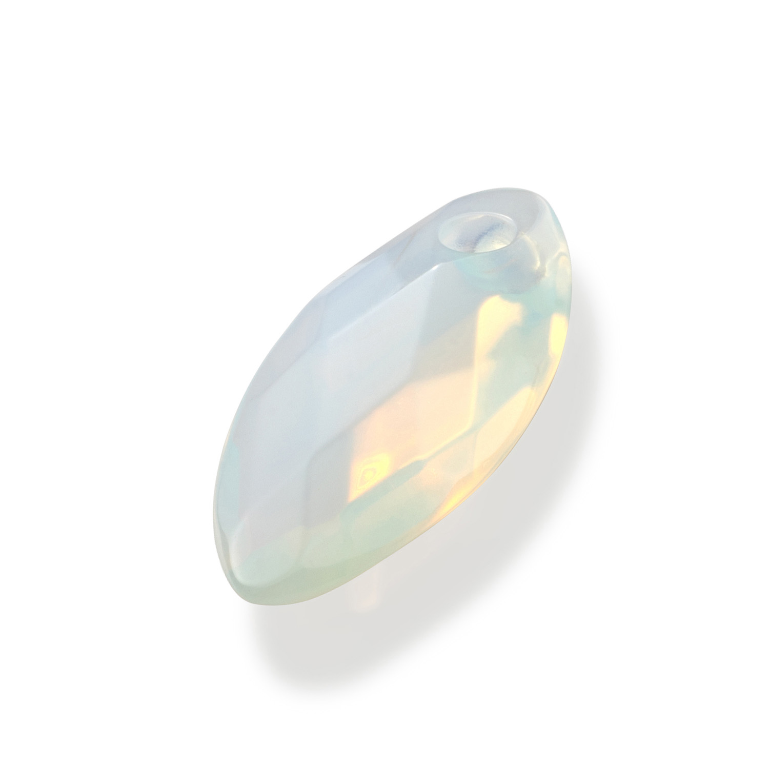 Sparkling Jewels Leaf Facet Opaliet hanger