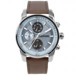 Prisma multi-functie stalen herenhorloge