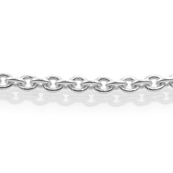 Sparkling Jewels Loop zilveren collier, 90 cm.