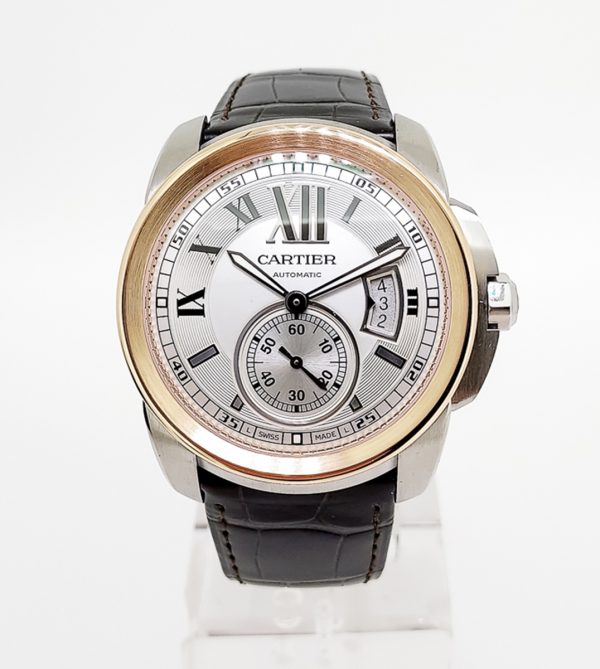 Cartier Calibre de Cartier goud/stalen herenhorloge - Juweliershuis Aalbers