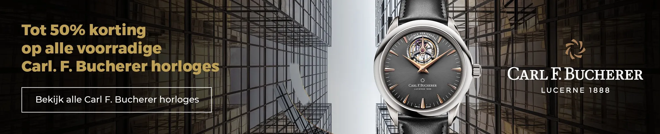 Tot 50% korting op Carl F. Bucherer collectie