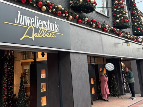 Opnames voor het programma Business Class met Suze Mens