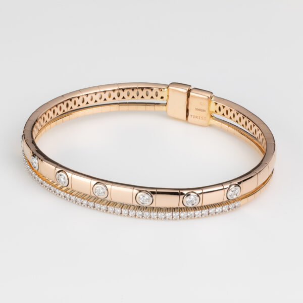 18 karaat roségouden Tirisi bangle